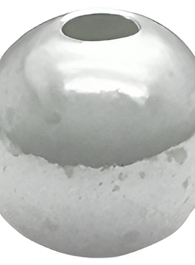 925纯银珠子散珠光珠DIY编绳配件