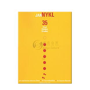 尼克尔 35首高音竖笛练习曲 骑熊士原版乐谱书 Nykl Studies Recorder H7132