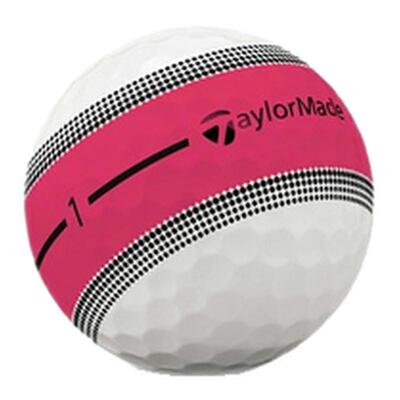 日本直邮TaylorMade Tour Response Stripe Pink 2025 款高尔夫球