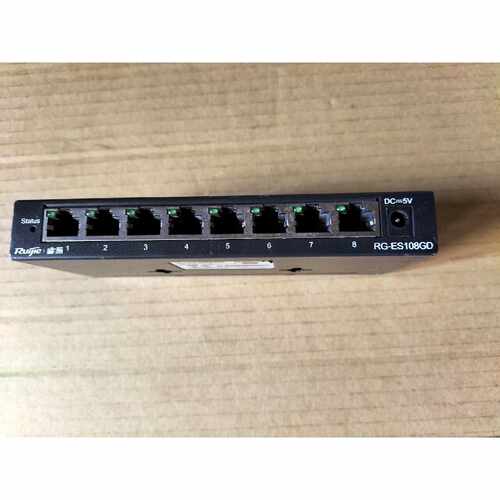 【请询价】RGES108GD8口千兆交换机后配电源电源