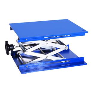 Labshark实验室用手动桌面水平仪150 200250mm小型升降台不锈钢