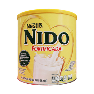 保税现货 美国Nestle雀巢Nido营养全脂即溶奶粉全年龄段2200g