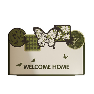 入户门地垫门口进门脚垫高级感家用皮革免洗耐脏玄关门外防滑地毯