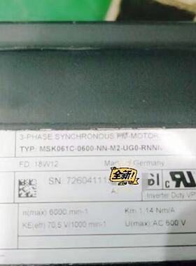 议价R911319417-MSK061C-0600-NN-M2-UG0-RNNN力士乐伺服马达