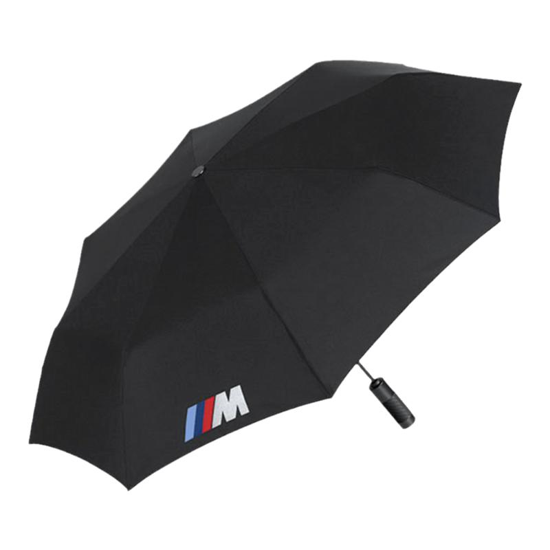 便携折叠黑色短款遮阳伞BMW雨伞