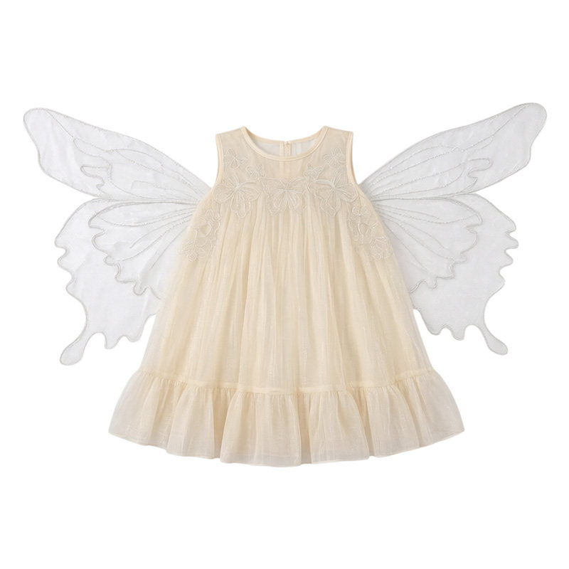 女童连衣裙夏季蝴蝶翅膀公主裙子