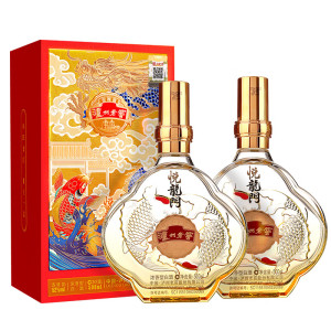 【泸州老窖定制酒】悦龙门浓香型白酒52度500ml*2瓶礼盒装