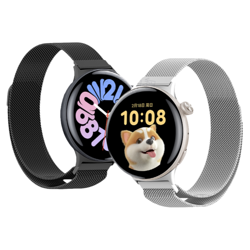 适用vivowatch3/5米兰磁吸表带