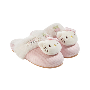 朴西hellokitty棉拖鞋女2026新款秋冬季外穿三丽鸥凯蒂猫保暖棉拖