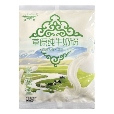 河套纯牛奶粉成人早餐冲饮