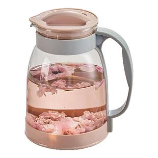捷安玺冷水壶玻璃耐高温凉水壶家用冷泡果茶壶水杯大容量凉白开水