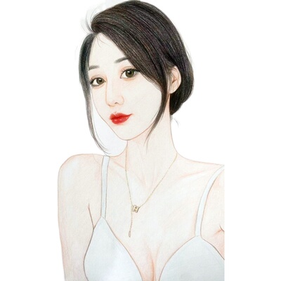 代画素描彩铅油画自画像人像动漫头像手抄报漫画铅笔画定制西洋画