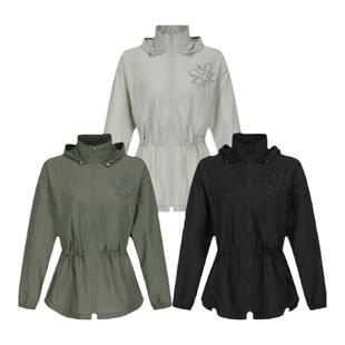 2024新品StANDREWS高尔夫女装户外运动长袖轻薄防风风衣连帽外套