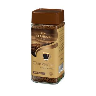 格兰特Grandos德国进口经典速溶黑咖啡焦糖风味无蔗糖添加0脂100g