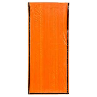 户外应急保温睡袋野外生存装备锡纸毯保温毯PE铝箔防寒防失温雨衣