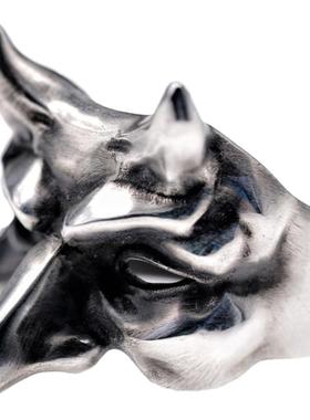 欲望车间欧洲威尼斯面具纯银戒指