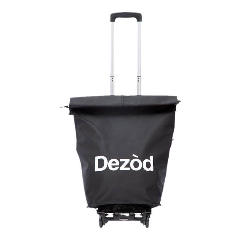 Dezòd便携小推车购物袋手拉车买菜包防水材质超大容量收纳整