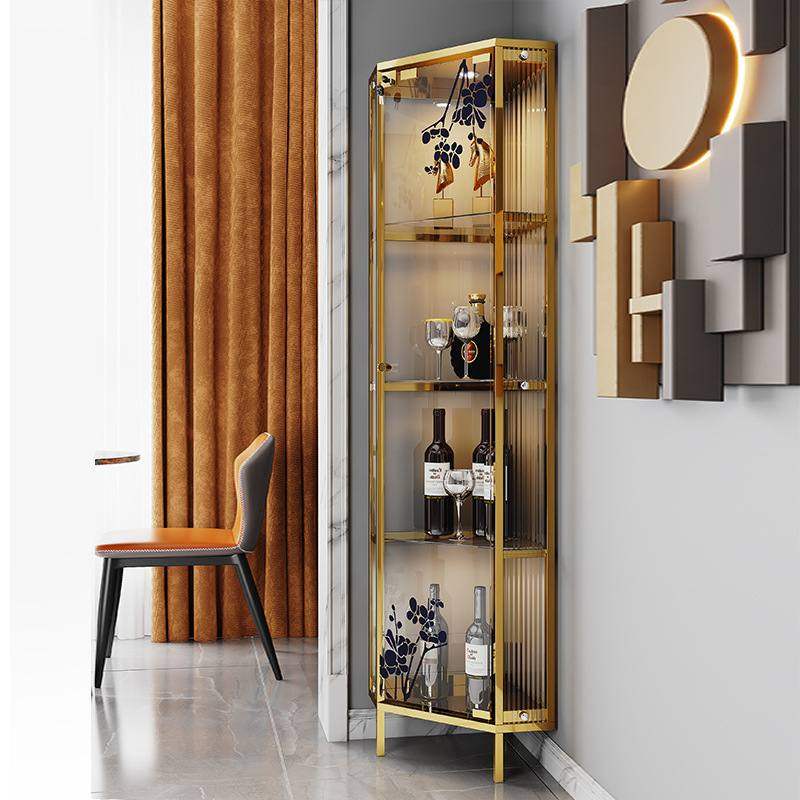 高端轻奢玻璃角柜转角柜现代简约客厅墙角柜三角储物柜餐边柜酒柜,住宅家具,角柜,淘宝优惠券,粉丝福利购,淘宝优惠卷