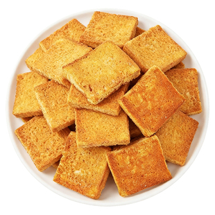 奶香黄油面包片干酥脆烤馍片法棍面包干早餐解馋零食小吃休闲食品