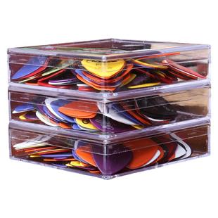 Alice爱丽丝吉他拨片彩色赛璐璐指弹磨砂pick弹片盒装民谣木吉他