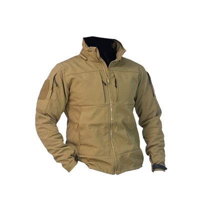 军鸟春秋冬男户外软壳防风防水冲锋衣登山服可拆连帽战术夹克抓绒