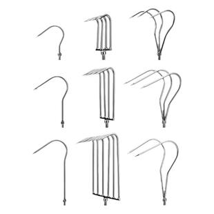 叮当鱼搭钩捞水草钩钩鱼草爪勾野钓搂草除水草刀三爪抓钩耙子装备