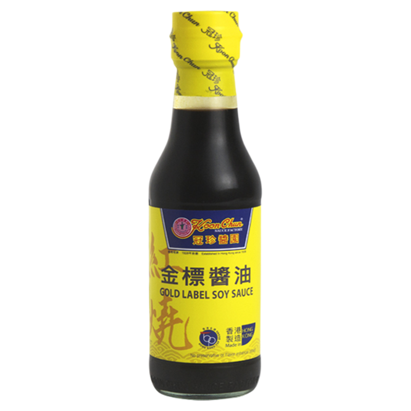 冠珍酱园金标酱油调味汁250ml炒菜凉拌家用蒸鱼非转基因黄豆制造