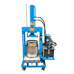 商用电动压榨机全自动大型液压榨油机挤水脱水葡萄酒糟工业榨汁机