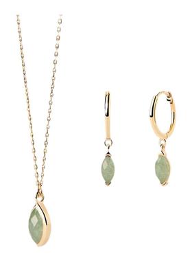 PDPAOLA高级感项链925银天然宝石