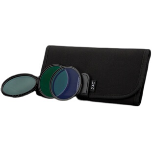 JJC 圆形滤镜套装风光人像摄影CPL偏振镜ND减光镜可调ND黑柔渐变镜GND16适用佳能索尼富士尼康相机微单反配件
