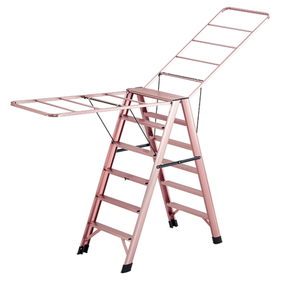 铝合金家用梯子晾衣架多功能晾晒