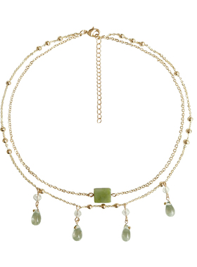 人鱼眼泪项链水滴精致精致小巧