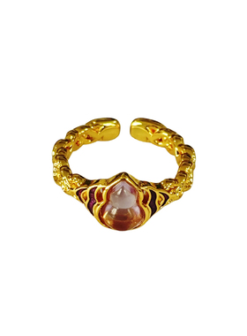 新中式复古精致气质时尚戒指