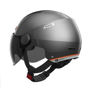 凤凰3c认证电动摩托车头盔男女士夏季防晒半盔四季通用透气安全帽