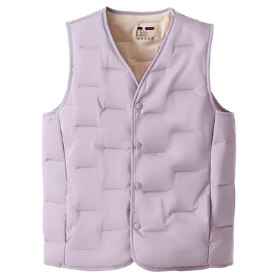 轻薄加绒加厚保暖马甲女款2025男秋冬季新款内搭马夹背心贴身内胆