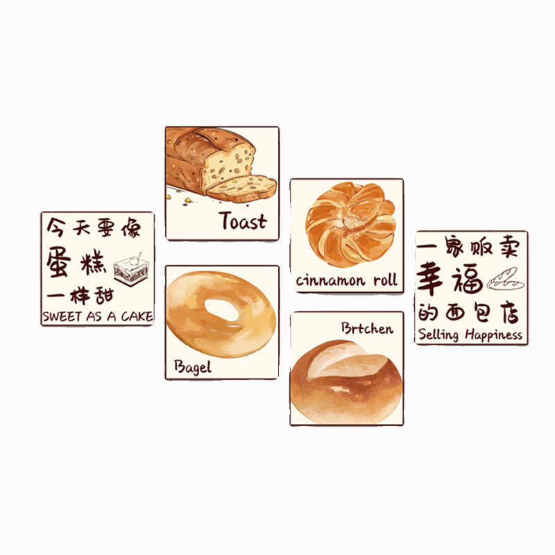 蛋糕店墙面装饰烘焙店甜品壁画