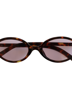 豹纹框太阳眼镜辣妹椭圆框