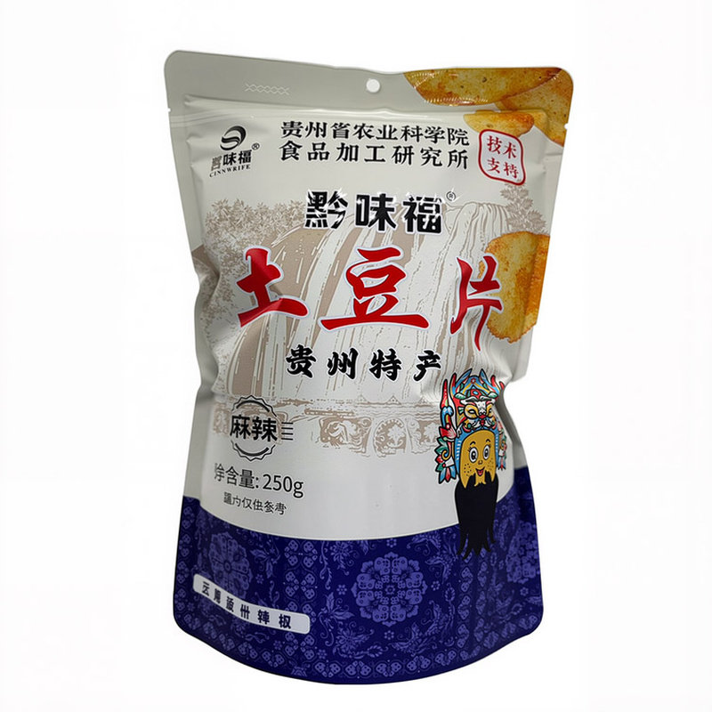 黔味福土豆片原切洋芋片麻辣油炸薯片贵州特产追剧休闲小零食
