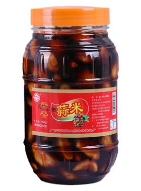 广西酱油泡蒜下饭咸菜