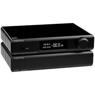 TOPPING拓品Pre90全平衡低噪声HIFI发烧前级放大器 专业 前置音频