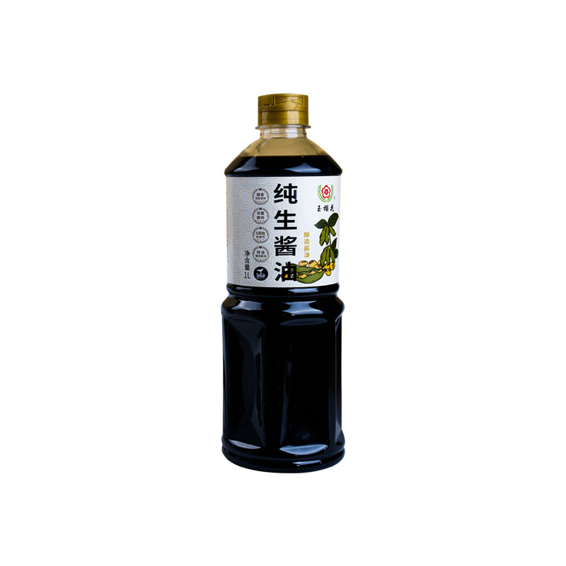 清仓-玉樱花纯生酱油特级酿造零添加酵素活性生酱油