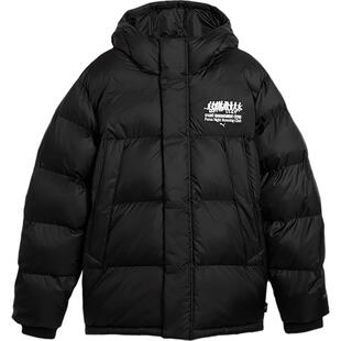 Puma/彪马官方正品LMC联名款男士连帽宽松保暖夹棉外套626557-01