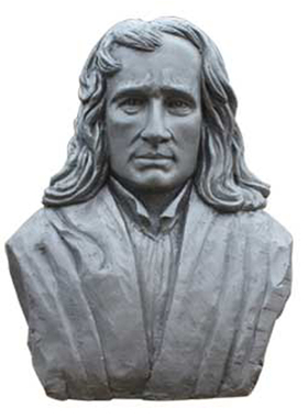 校园名人物铜像物理学家牛顿园林文化广场户外玻璃钢小品艺术摆件