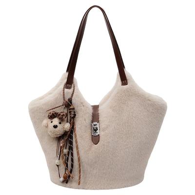 毛茸茸包包女2025新款通勤百搭