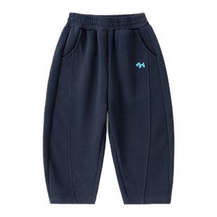 嘟嘟家男童裤子春秋儿童弯刀裤女童运动裤宝宝童装卫裤女宝长裤新