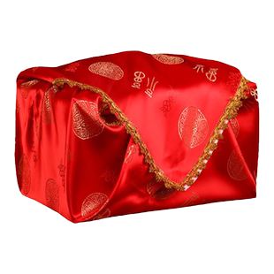 高档刺绣万福骨灰盒包布盖布裹布铺盖寿盒棺材防尘防土