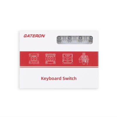 GATERON佳达隆G pro2.0 轴体黄银白轴机械键盘开关聚光上盖自润轴