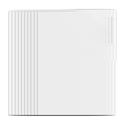 文件夹插页透明L型A4纸收纳夹