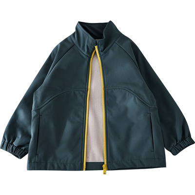 蔚未来女童外套加绒三防登山服