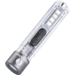 雷明兔Black Cat黑猫钥匙扣灯手电筒强光 多功能磁吸充电灯紫光灯